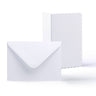 White Scalloped Cards & Envelopes Pack White 133x184 mm + 125x175 mm