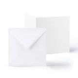Smooth White Cards 250gsm and Envelopes 100gsm – Pack
