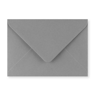 Dark Grey Gummed V-Flap Greeting Card Envelope (125 x 175mm)