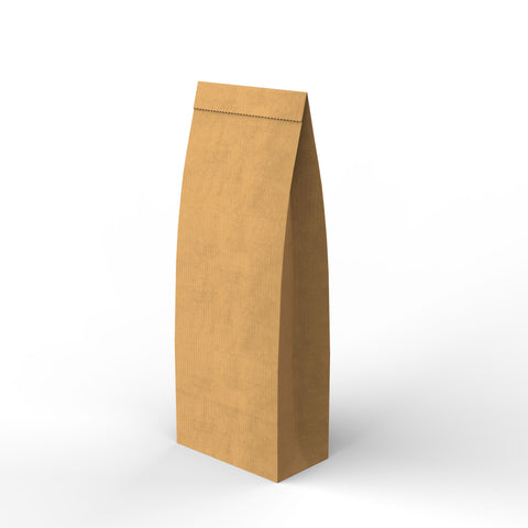 Paper Kraft Food Bags Manila 290 x 103 x 57 mm Plain