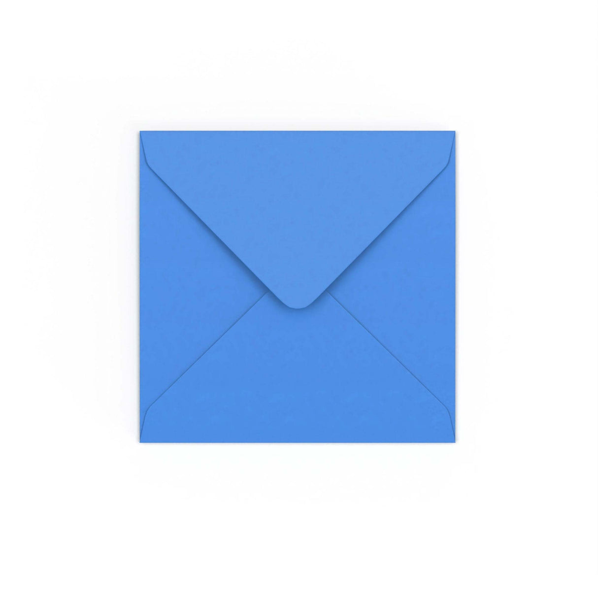 Bright Blue Gummed V-Flap Envelope (130 x 130mm)