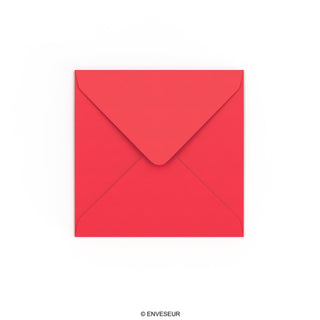 130x130 mm Bright Red Envelope