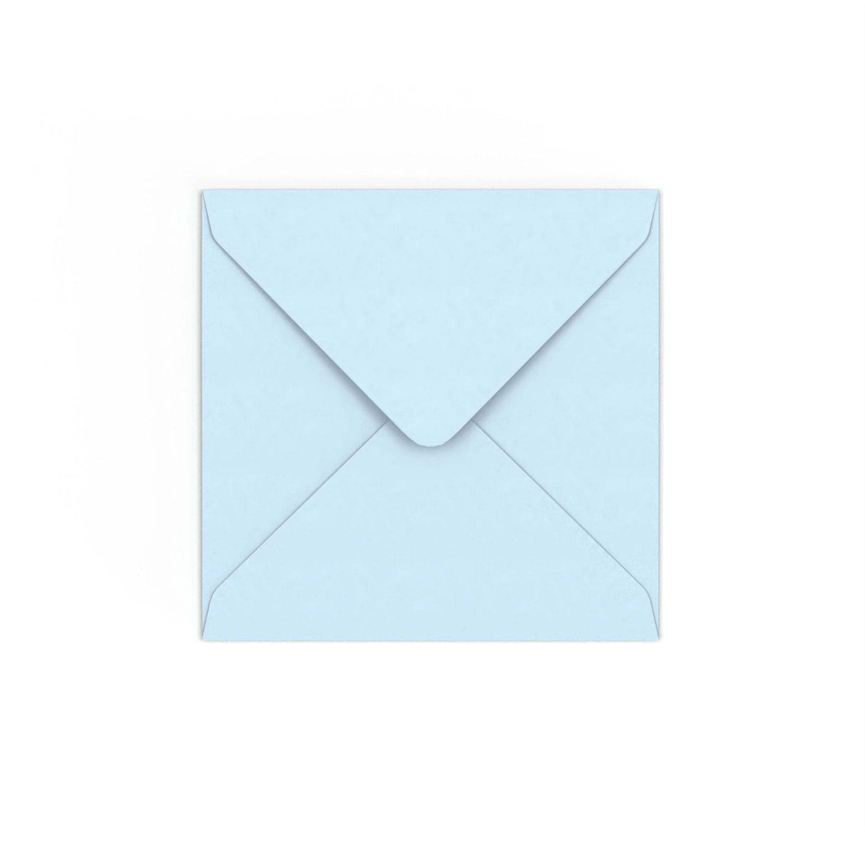Pale Blue Gummed V-Flap Envelope (130 x 130mm)