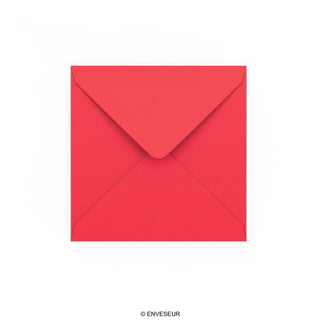 140x140 mm Bright Red Envelope
