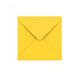 Mid Yellow Gummed V-Flap Envelope (140 x 140mm)