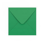 Dark Green Gummed V-Flap Envelope (155 x 155mm)