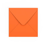 Orange Gummed V-Flap Envelope (155 x 155mm)