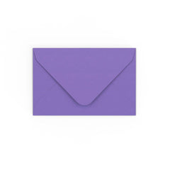 Purple Gummed V-Flap Envelope (65 x 94mm)