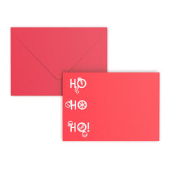 Christmas Envelopes HO HO HO Dark Red 162 x 229 mm (C5) Gummed