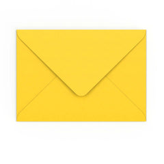 C5 Mid Yellow Gummed V-Flap Envelope (162 x 229mm)