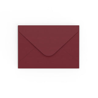 Burgundy envelopes