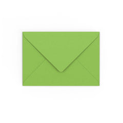 C6 Mid Green Gummed V-Flap Envelope (114 x 162mm)