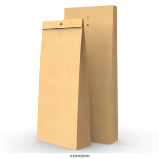 Kraft sample bags with holes