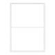White Adhesive Labels White 199.60 x 143.50 mm (2 labels)