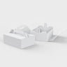 Takeaway Food Boxes White 190 x 150 x 80 mm