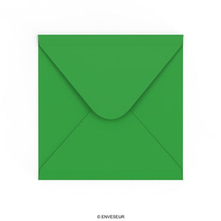 Mid Green Gummed V-Flap Envelope (140 x 140mm)