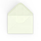 Milk White Hammered paper envelopes