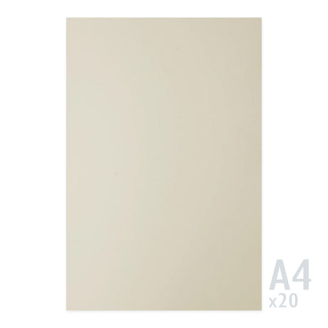 Sirio Color Cream Paper 140gsm - 20 A4 Sheets