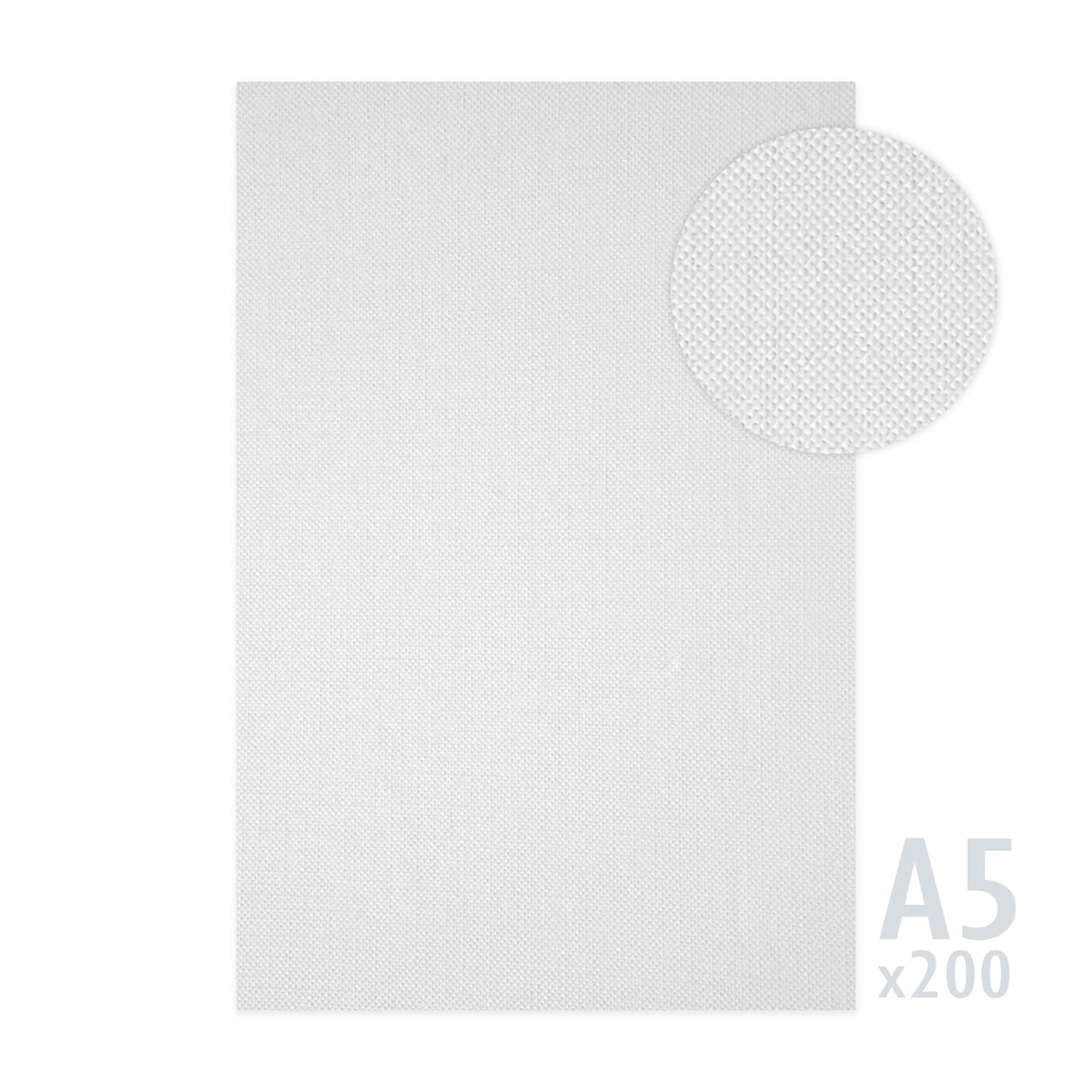 White Ribbed Paper 185gsm