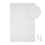 White Ribbed Paper 185gsm