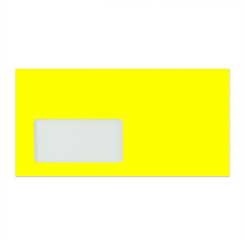 DL Yellow Peel & Seal Neon Envelope (110 x 220mm)