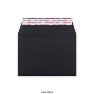 114x162 mm (C6) Black Envelope