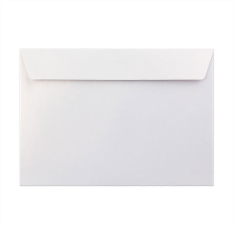 Pearlescent Envelopes White 162 x 229 mm (C5) Peel and Seal
