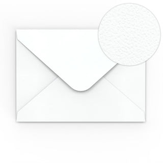 White Envelope Hammered Texture 162x229 mm (C5)