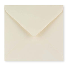 Ivory Wove Gummed V-Flap Greeting Card Envelope (155 x 155mm)