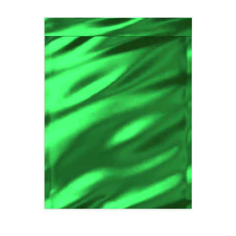 Metallic Finish Foil Bags Green 324 x 229 mm (C4)