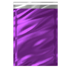 Metallic Finish Foil Bags Purple 324 x 229 mm (C4)