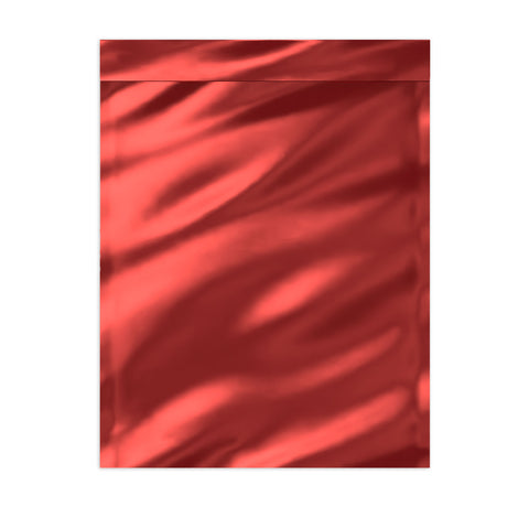 Metallic Finish Foil Bags Red 324 x 229 mm (C4)