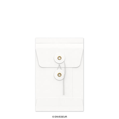 String and washer gusset envelopes