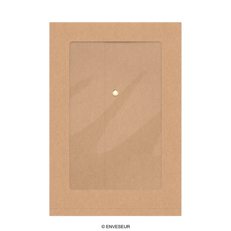 String and washer gusset full window envelopes