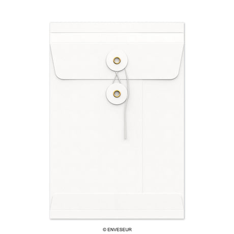 String and washer gusset envelopes