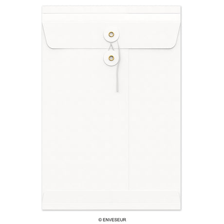 String and washer gusset envelopes