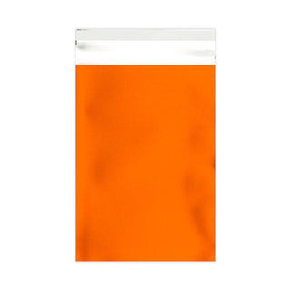 Matt Finish Foil Bags Orange 162 x 114 mm (C6)