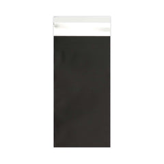 Matt Finish Foil Bags Black 220 x 110 mm (DL)